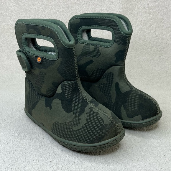 Bogs Baby Waterproof Boots-Camo-Baby 9-Rain-Fall-Autumn-Winter-Classic-Outdoors - Picture 1 of 11